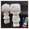 Cross-border DIY painted doll models, children's creative coloring, PVC princess sets, fun toys, handicrafts, gifts, piggy banks details Picture